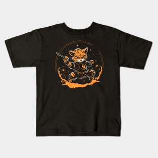 CAT NINJA Kids T-Shirt